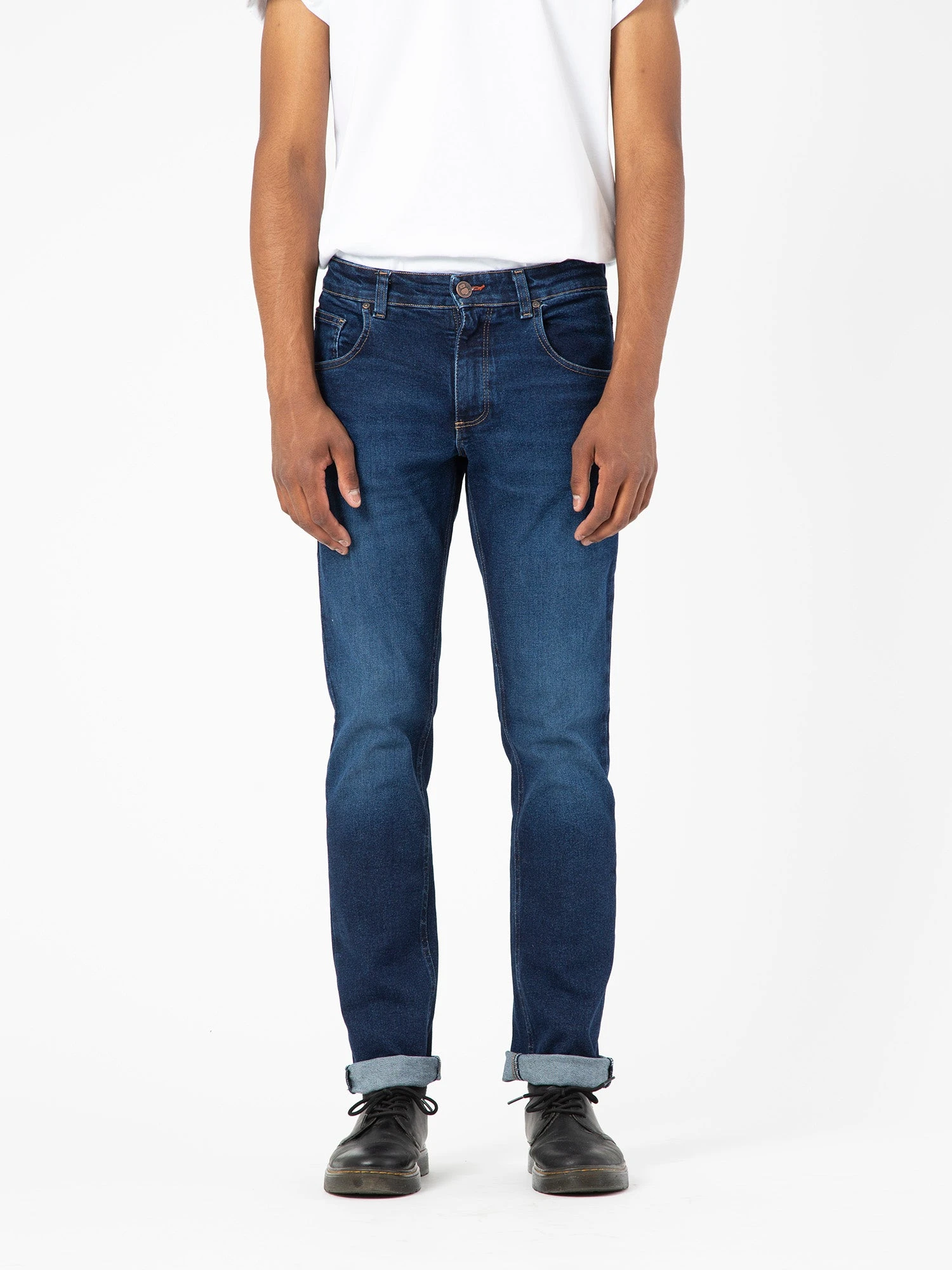 PANTALONES VAQUEROS SLIM DE HOMBRE FLAMINGO DARK BLUE 3 PANTALONES VAQUEROS SLIM DE HOMBRE FLAMINGO DARK BLUE