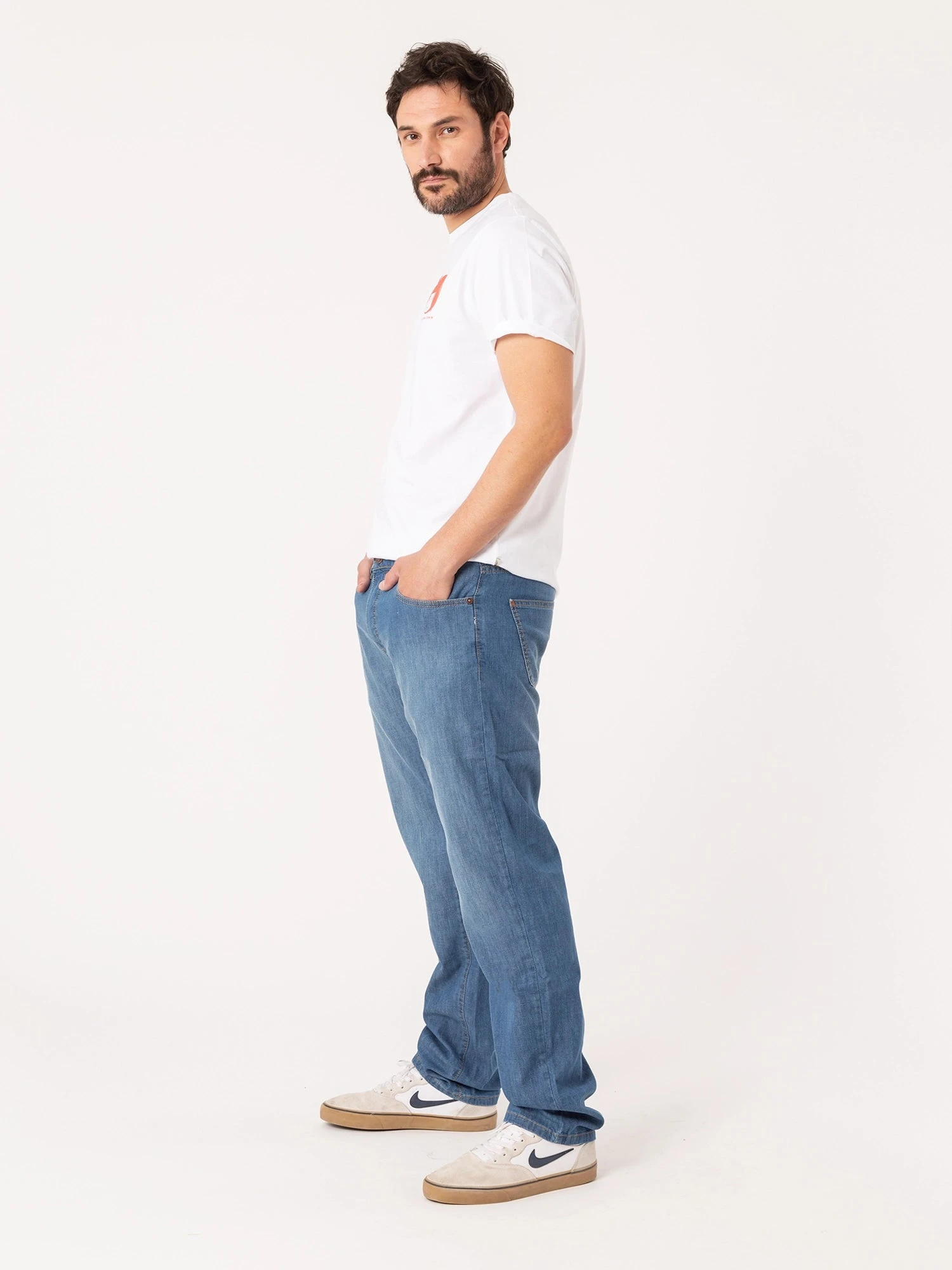 PANTALÓN VAQUERO DE HOMBRE RAY MID BLUE LIGHTWEIGHT 5 PANTALÓN VAQUERO DE HOMBRE RAY MID BLUE LIGHTWEIGHT - Imagen 3