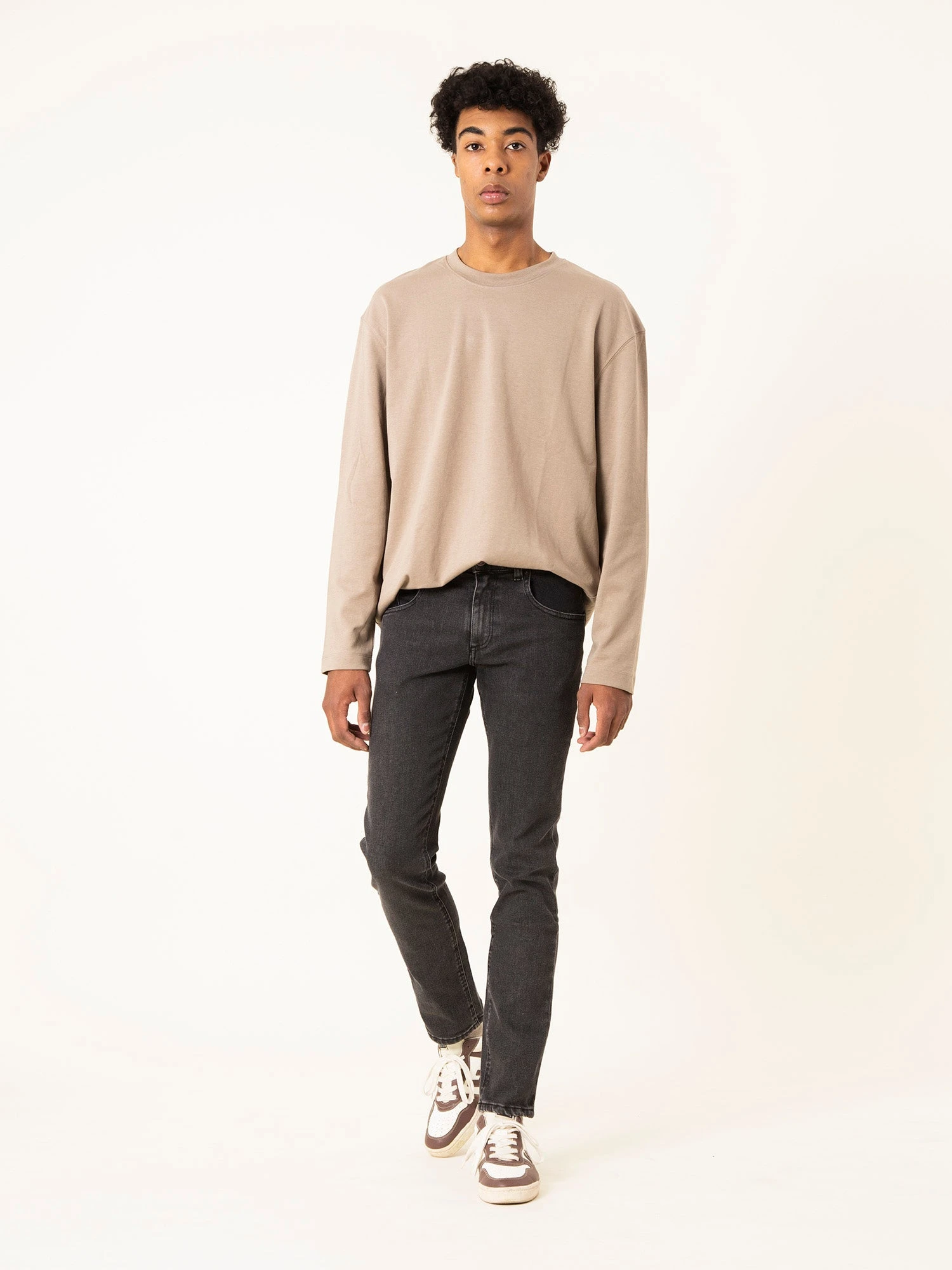 PANTALON VAQUERO SLIM DE HOMBRE FLAMINGO DARK GREY ORGANIC COTTON 3 PANTALON VAQUERO SLIM DE HOMBRE FLAMINGO DARK GREY ORGANIC COTTON - Imagen 2