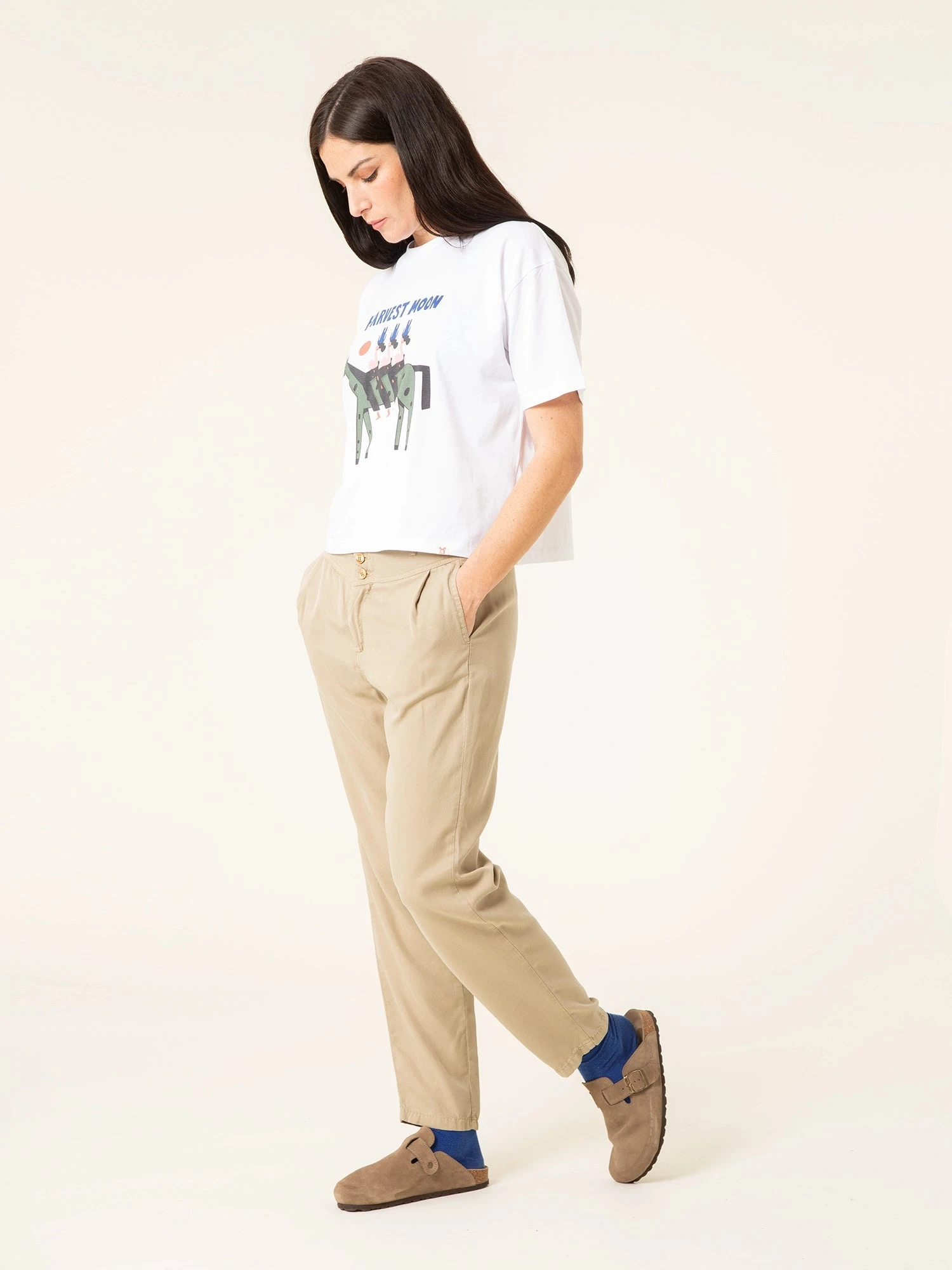 PANTALÓN JOGGER DE TENCEL™ Lyocell Fibers ELIS HAZLENUT 5 PANTALÓN JOGGER DE TENCEL™ Lyocell Fibers ELIS HAZLENUT - Imagen 3