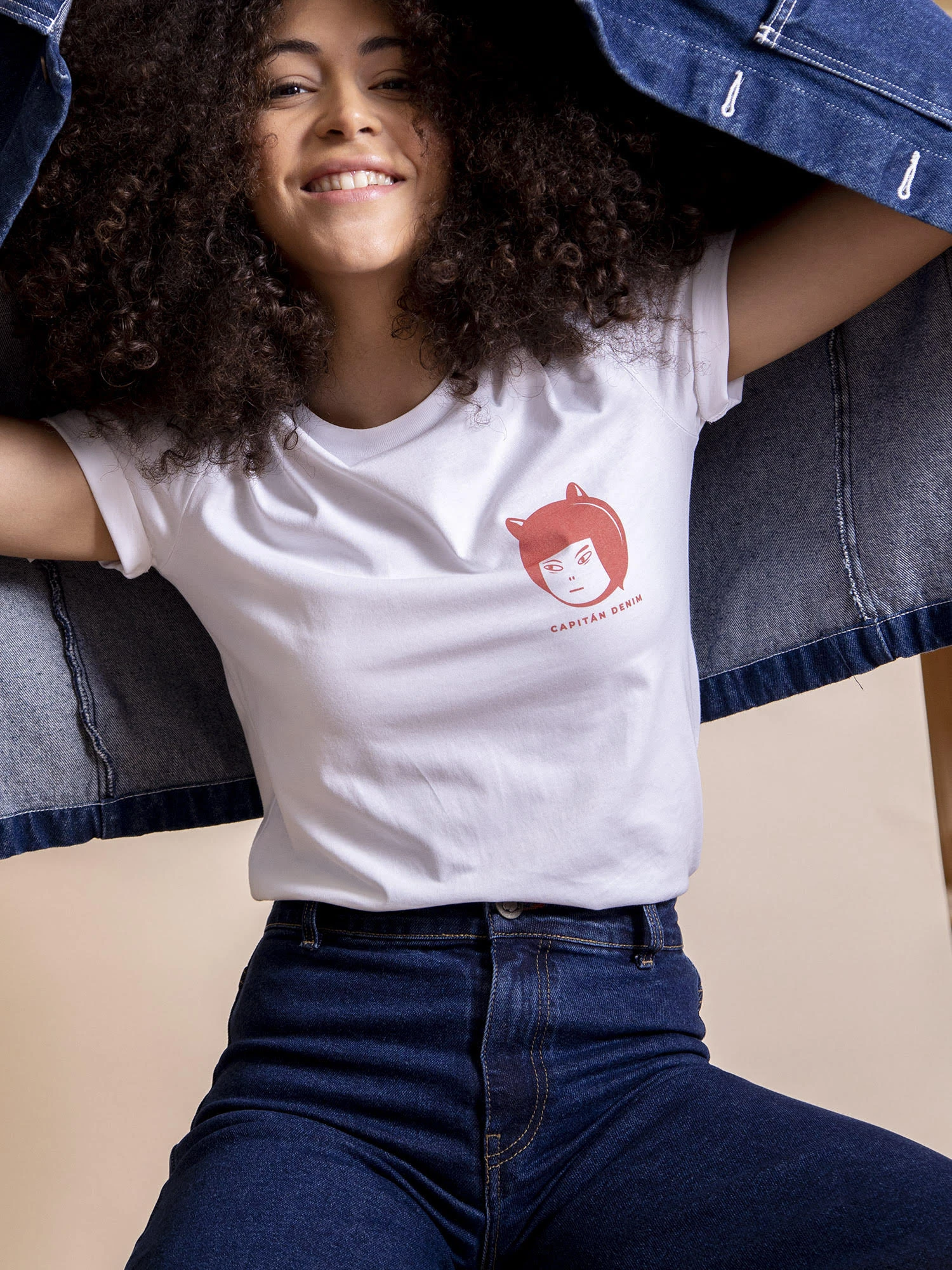 CAMISETA RED BEAR BLANCA MUJER 3 CAMISETA RED BEAR BLANCA MUJER