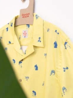 CAMISA CALYPSO YELLOW SUMMER -Capitan Denim motoristas3copia