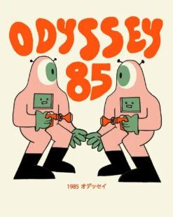 CAMISETA UNISEX OVERSIZE CREMA ODYSSEY 85 -Capitan Denim odissey 5 org 5