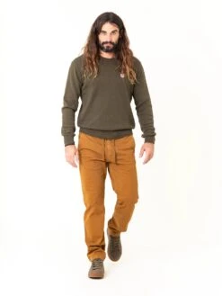 Capitan Denim 36 Capitan Denim -Capitan Denim pantalon chino marron hecho en espana de hombre jogger comodo