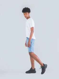 PANTALÓN CORTO VAQUERO DE HOMBRE JAY LIGHT BLUE -Capitan Denim pantalon corto vaquero azul claro de hombre