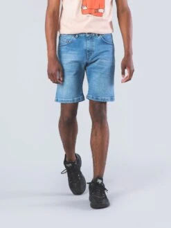 PANTALÓN CORTO VAQUERO HOMBRE JAY VINTAGE MID BLUE