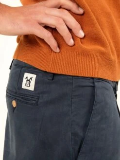 CELENTANO MARINE BLUE 14 CELENTANO MARINE BLUE -Capitan Denim pantalon de hombre azul marino chinos relaxed comodo sostenible hecho en espana