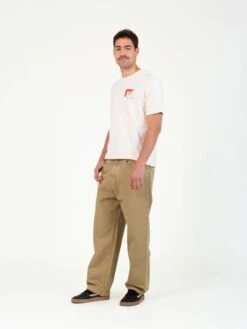 PAXTON OLD CAMEL -Capitan Denim pantalon de hombre camel baggy relaxed hecho en espana comodo sostenible
