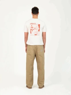 PAXTON OLD CAMEL -Capitan Denim pantalon de hombre marron claro baggy relaxed hecho en espana comodo sostenible