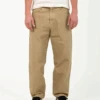 PAXTON OLD CAMEL -Capitan Denim pantalon de hombre marron claro camel baggy relaxed hecho en espana comodos sostenible