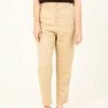 PANTALÓN JOGGER DE TENCEL™ Lyocell Fibers ELIS BEIGE -Capitan Denim pantalon de mujer de tencel para verano beige hecho en espana comodo sostenible 2
