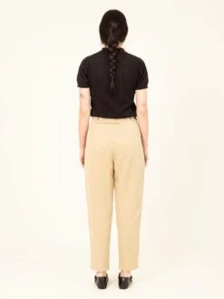 PANTALÓN JOGGER DE TENCEL™ Lyocell Fibers ELIS BEIGE -Capitan Denim pantalon de mujer de tencel para verano beige hecho en espana comodo sostenible 5