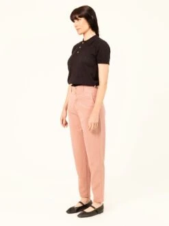 PANTALÓN JOGGER DE TENCEL™ Lyocell Fibers ELIS PINK -Capitan Denim pantalon de mujer de tencel para verano rosa hecho en espana comodo sostenible 6