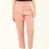 PANTALÓN JOGGER DE TENCEL™ Lyocell Fibers ELIS PINK -Capitan Denim pantalon de mujer de tencel para verano rosa hecho en espana comodo sostenible 8