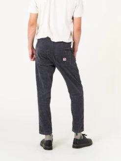 Pantalón De Pana De Hombre ELVIS GREY ORGANIC COTTON -Capitan Denim pantalon de pana de hombre azul oscuro sostenible hecho en espana