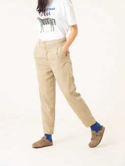 PANTALÓN JOGGER DE TENCEL™ Lyocell Fibers ELIS HAZLENUT