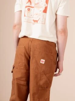 JOGGER ERNIE TOBACCO 12 JOGGER ERNIE TOBACCO -Capitan Denim pantalon hombre con cordon cintura elastica sostenible