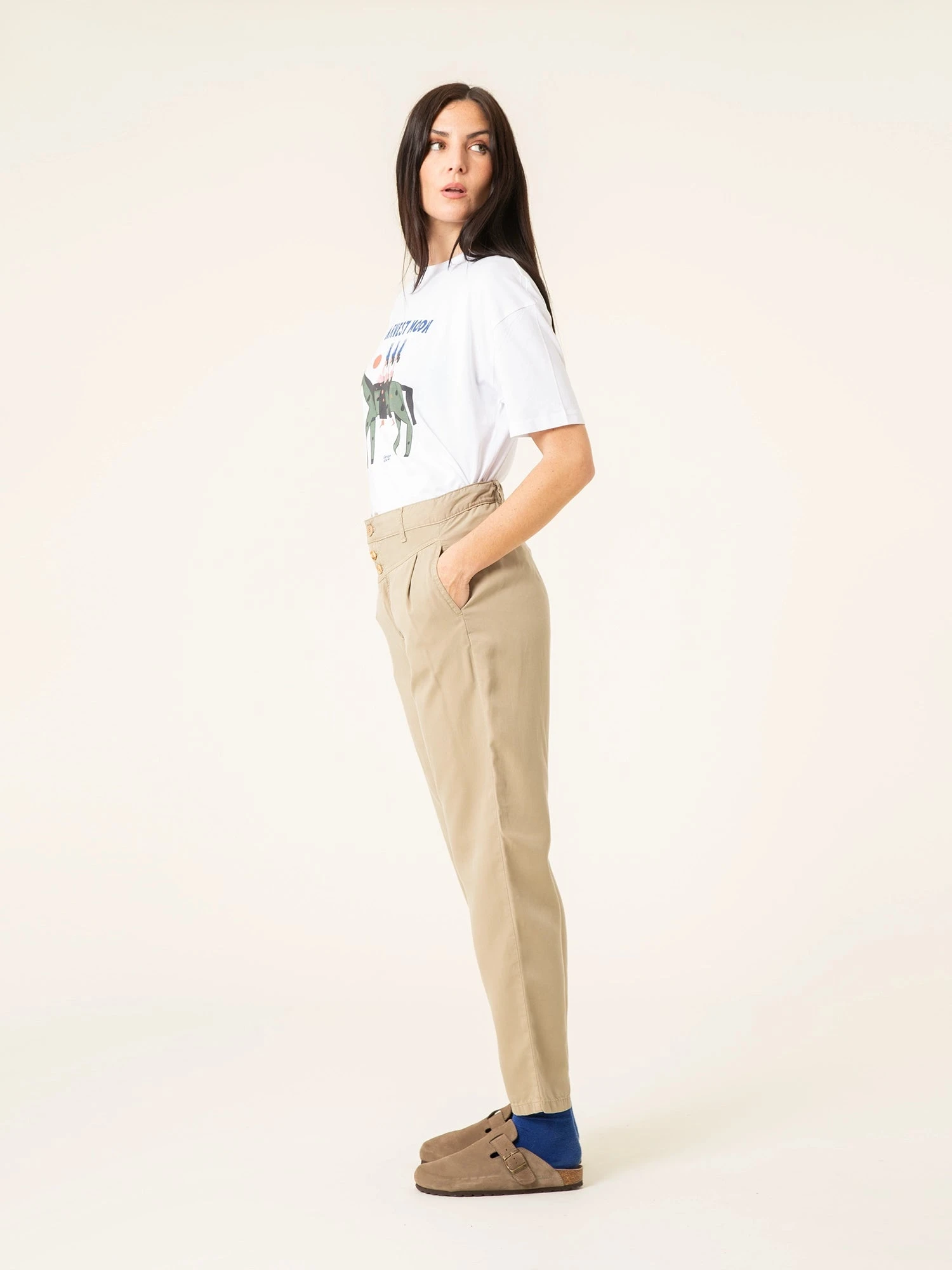 PANTALÓN JOGGER DE TENCEL™ Lyocell Fibers ELIS HAZLENUT 6 PANTALÓN JOGGER DE TENCEL™ Lyocell Fibers ELIS HAZLENUT - Imagen 4