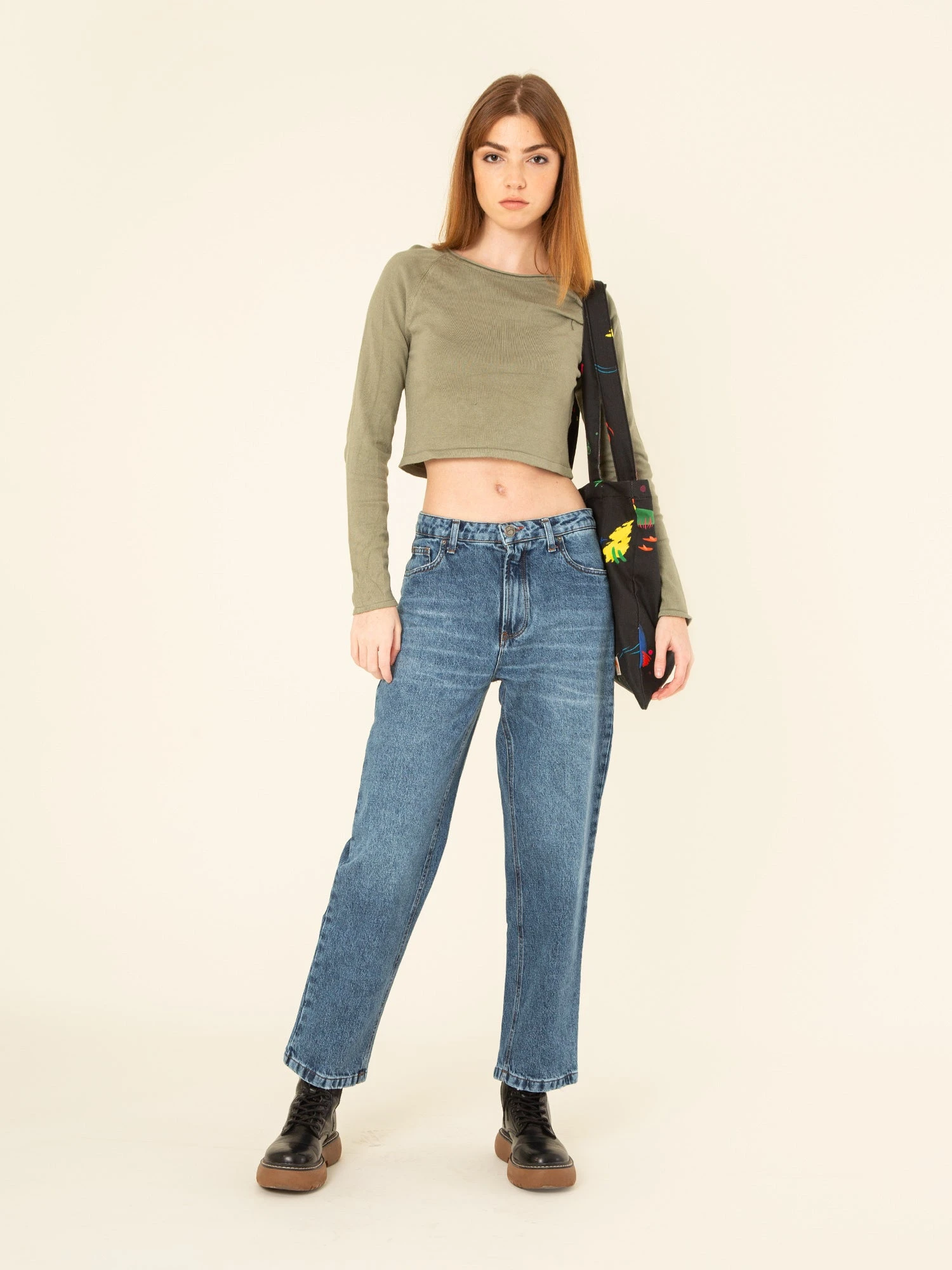 PANTALÓN VAQUERO DE MUJER MOMFIT TULSA MID BLUE ECO 4 PANTALÓN VAQUERO DE MUJER MOMFIT TULSA MID BLUE ECO - Imagen 2