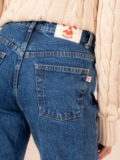 ODETTA VINTAGE MID BLUE 13 ODETTA VINTAGE MID BLUE -Capitan Denim pantalon mujer odetta vintage mid blue flare bootcut sostenible