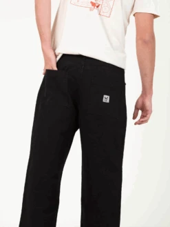 PAXTON OLD BLACK 13 PAXTON OLD BLACK -Capitan Denim pantalon negro de hombre baggy relaxed hecho en espana comodos sostenibles