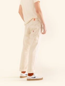 PANTALON DE HOMBRE CARPENTER RAW COTTON -Capitan Denim pantalon relaxed de hombre hecho en espana comodo