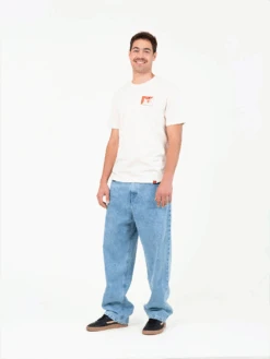 PAXTON LIGHT BLUE 11 PAXTON LIGHT BLUE -Capitan Denim pantalon vaquero azul claro de hombre jeans denim baggy relaxed comodo hecho en espana sostenible