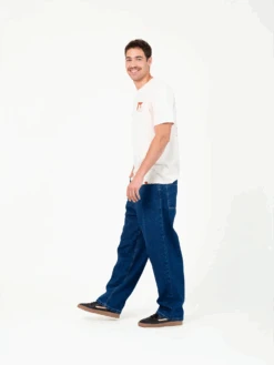 PAXTON DRY BLUE -Capitan Denim pantalon vaquero oscuro de hombre jeans denim relaxed comodo hecho en espana sostenible d90c6c9c 3055 45f1 9b3a b929254bf924