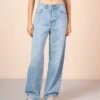 LABELLE VINTAGE LIGHT BLUE -Capitan Denim pantalon vaquero straight baggy dad mujer light blue