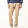 PANTALONES JOGGER DE HOMBRE LOMAS BEIGE 1 PANTALONES JOGGER DE HOMBRE LOMAS BEIGE -Capitan Denim pantalones chinos de hombre claros jogger comodos hechos en espana sostenibles