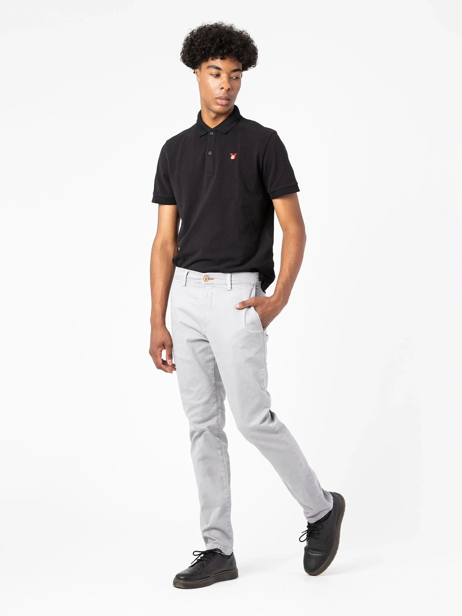 PANTALONES CHINOS DE HOMBRE LOMAS LIGHT GREY 5 PANTALONES CHINOS DE HOMBRE LOMAS LIGHT GREY - Imagen 3