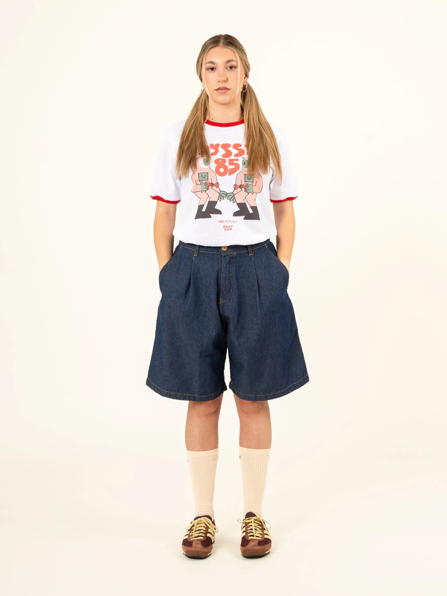 BERMUDAS VAQUERAS DE MUJER SABINE DARK BLUE 4 BERMUDAS VAQUERAS DE MUJER SABINE DARK BLUE - Imagen 2