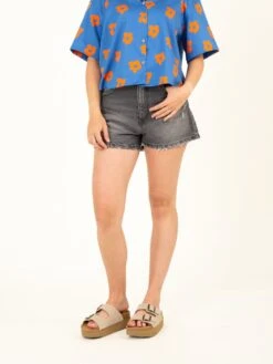 PANTALONES CORTOS DE MUJER MINA MID GREY