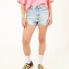 PANTALONES CORTOS DE MUJER MINA LIGHT BLUE -Capitan Denim pantalones cortos shorts vaqueras denim de mujer comodas hechas en espana sostenibles 1 25ee4c1c e796 467d a849 bae5fdfb75e0