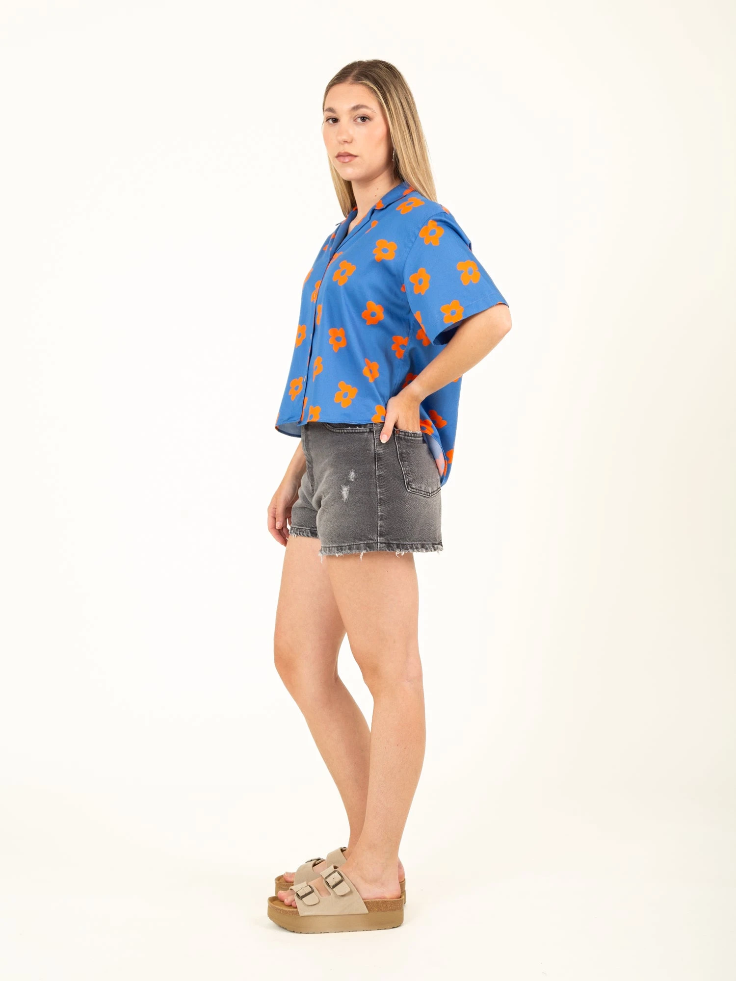 PANTALONES CORTOS DE MUJER MINA MID GREY 6 PANTALONES CORTOS DE MUJER MINA MID GREY - Imagen 4