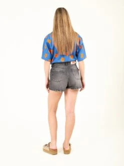 PANTALONES CORTOS DE MUJER MINA MID GREY 11 PANTALONES CORTOS DE MUJER MINA MID GREY -Capitan Denim pantalones cortos shorts vaqueras denim de mujer comodas hechas en espana sostenibles 4