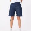 BERMUDAS VAQUERAS DE MUJER MAZZY RAW BLUE -Capitan Denim pantalones cortos vaqueros de mujer hechos en espana azul oscuro comodos sostenibles