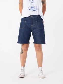 BERMUDAS VAQUERAS DE MUJER MAZZY RAW BLUE