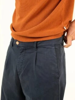 CELENTANO MARINE BLUE 15 CELENTANO MARINE BLUE -Capitan Denim pantalones de hombre azul marino chinos relaxed comodo sostenible hecho en espana