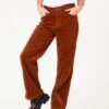 Pantalones De Mujer De Pana IKETTE DARK BROWN