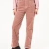 Pantalón De Pana De Mujer IKETTE PINK -Capitan Denim pantalones de pana de mujer rosa relaxed recto comodo hecho en espana