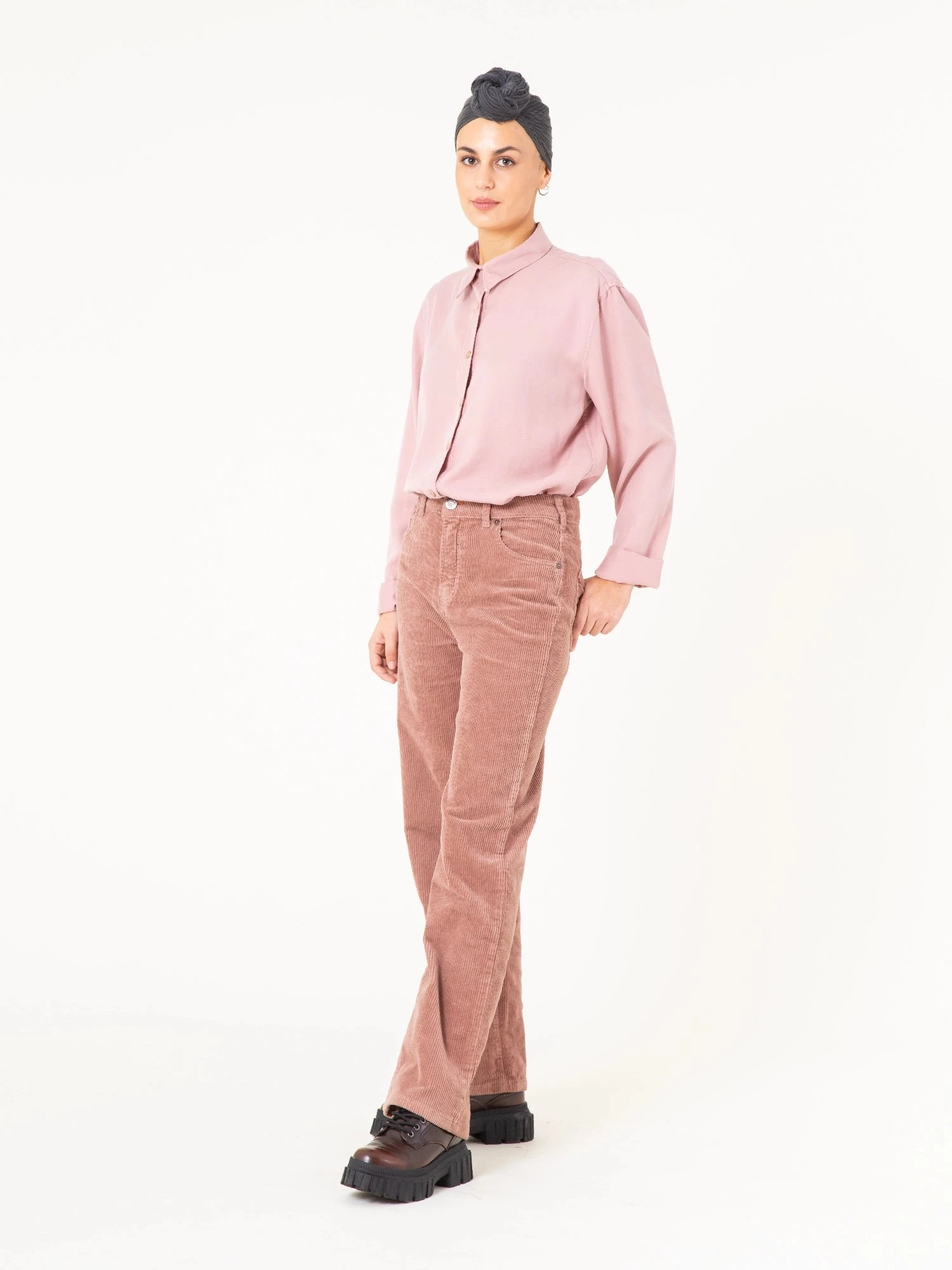 Pantalón De Pana De Mujer IKETTE PINK 5 Pantalón De Pana De Mujer IKETTE PINK - Imagen 3