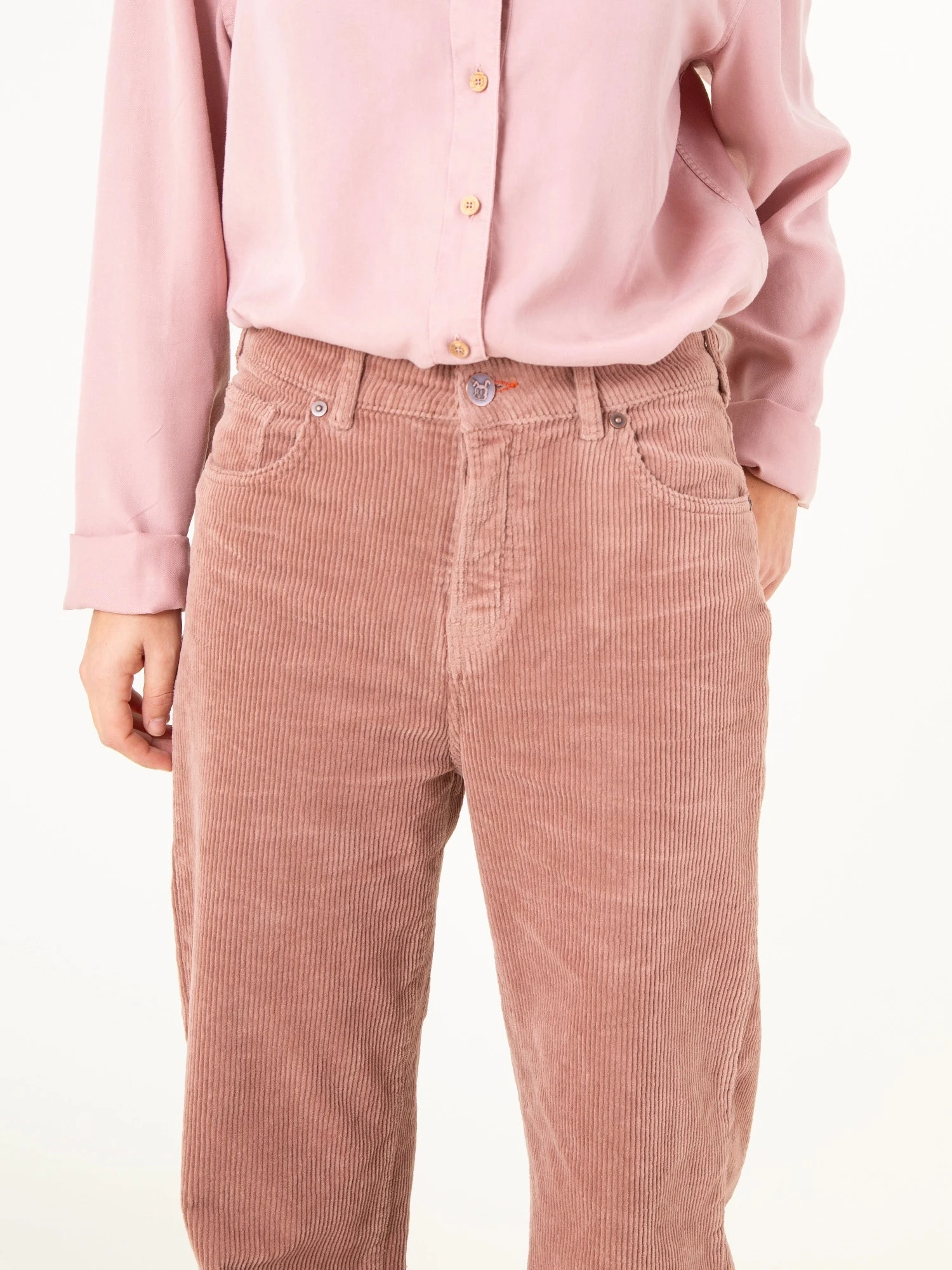 Pantalón De Pana De Mujer IKETTE PINK 8 Pantalón De Pana De Mujer IKETTE PINK - Imagen 6