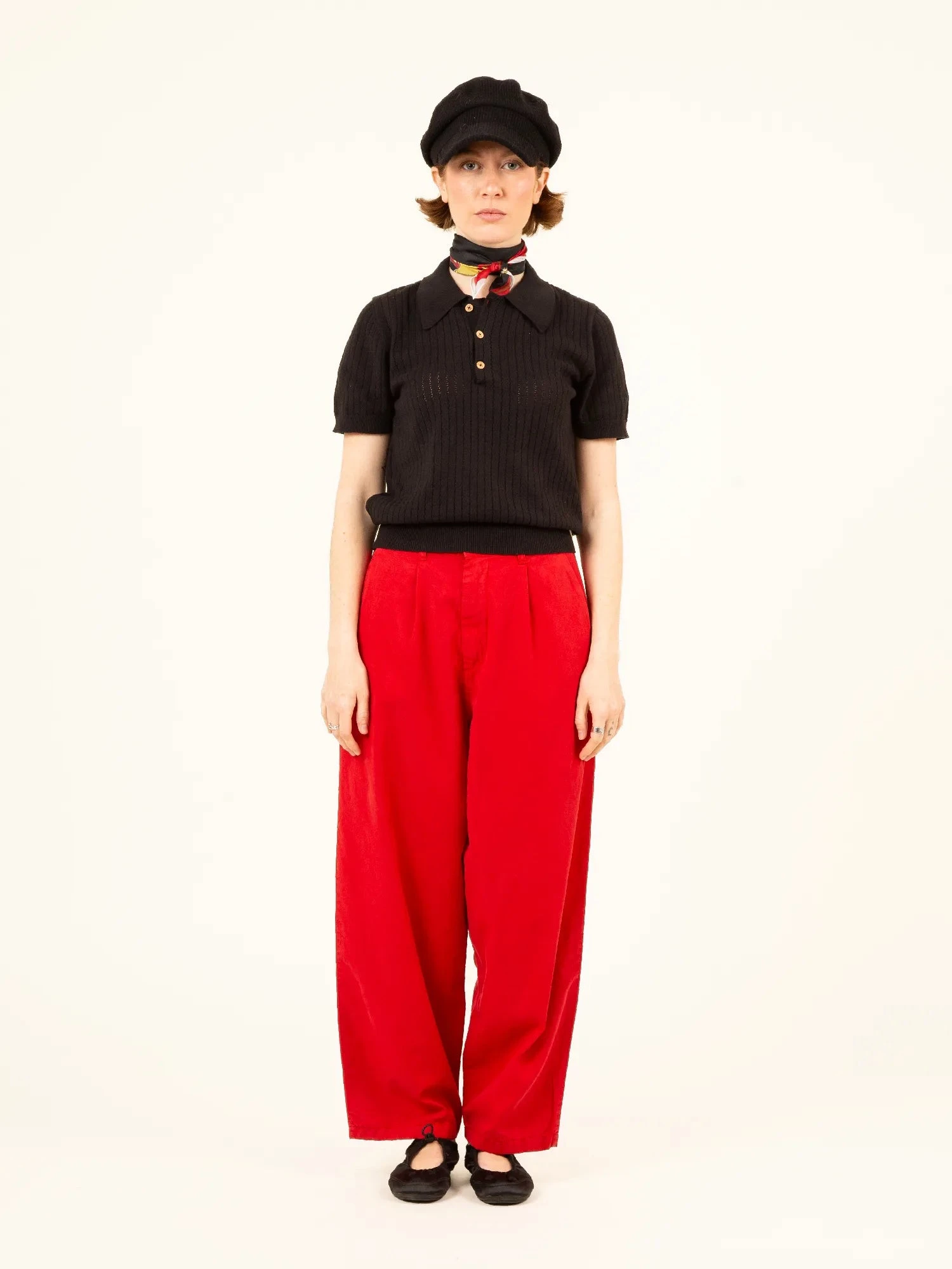 PANTALÓN DE VERANO DE MUJER NARA RED 4 PANTALÓN DE VERANO DE MUJER NARA RED - Imagen 2