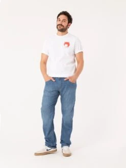 PANTALÓN VAQUERO DE HOMBRE RAY MID BLUE LIGHTWEIGHT 9 PANTALÓN VAQUERO DE HOMBRE RAY MID BLUE LIGHTWEIGHT -Capitan Denim pantalones jeans vaqueros regular de hombre finos para verano hechos en espana comodos sostenibles