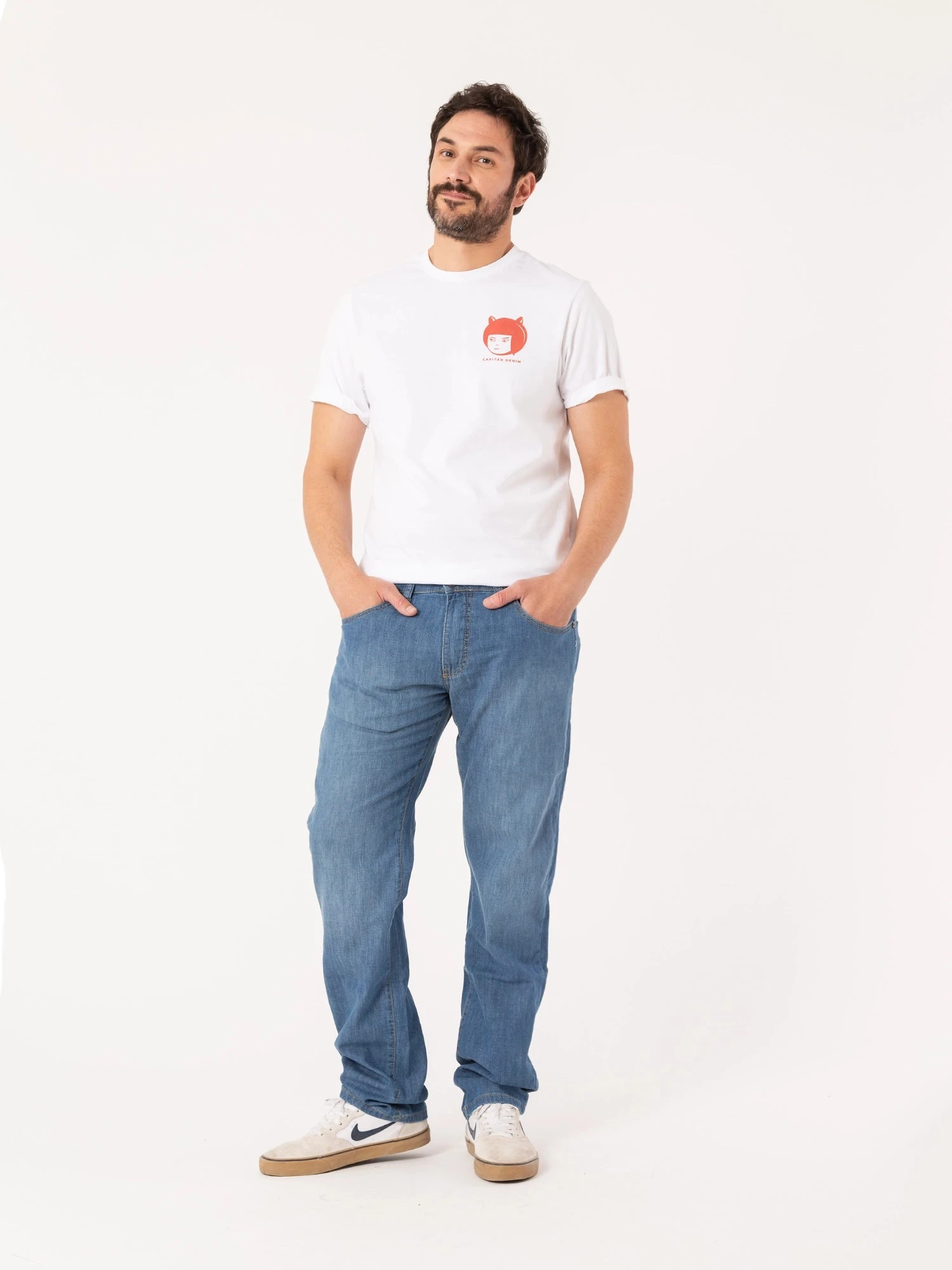 PANTALÓN VAQUERO DE HOMBRE RAY MID BLUE LIGHTWEIGHT 4 PANTALÓN VAQUERO DE HOMBRE RAY MID BLUE LIGHTWEIGHT - Imagen 2