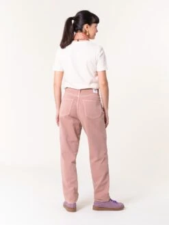 PANTALONES MOMFIT DE MUJER TULSA PALE PINK 13 PANTALONES MOMFIT DE MUJER TULSA PALE PINK -Capitan Denim pantalones rosas de mujer momfit hecho en espana comodos