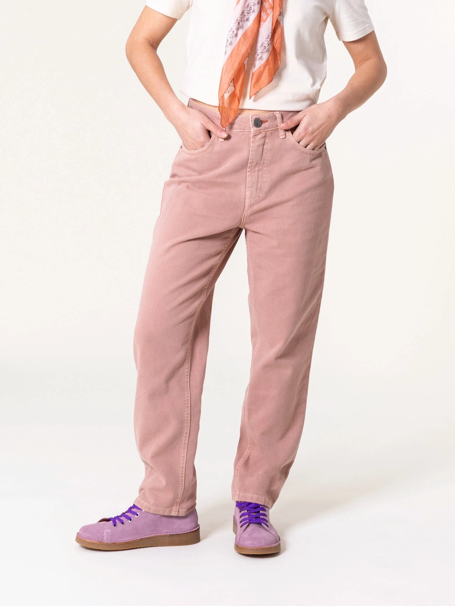 PANTALONES MOMFIT DE MUJER TULSA PALE PINK 3 PANTALONES MOMFIT DE MUJER TULSA PALE PINK