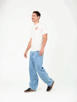 PAXTON LIGHT BLUE 14 PAXTON LIGHT BLUE -Capitan Denim pantalones vaqueros azul claro de hombre jeans denim baggy relaxed comodo hecho en espana sostenible