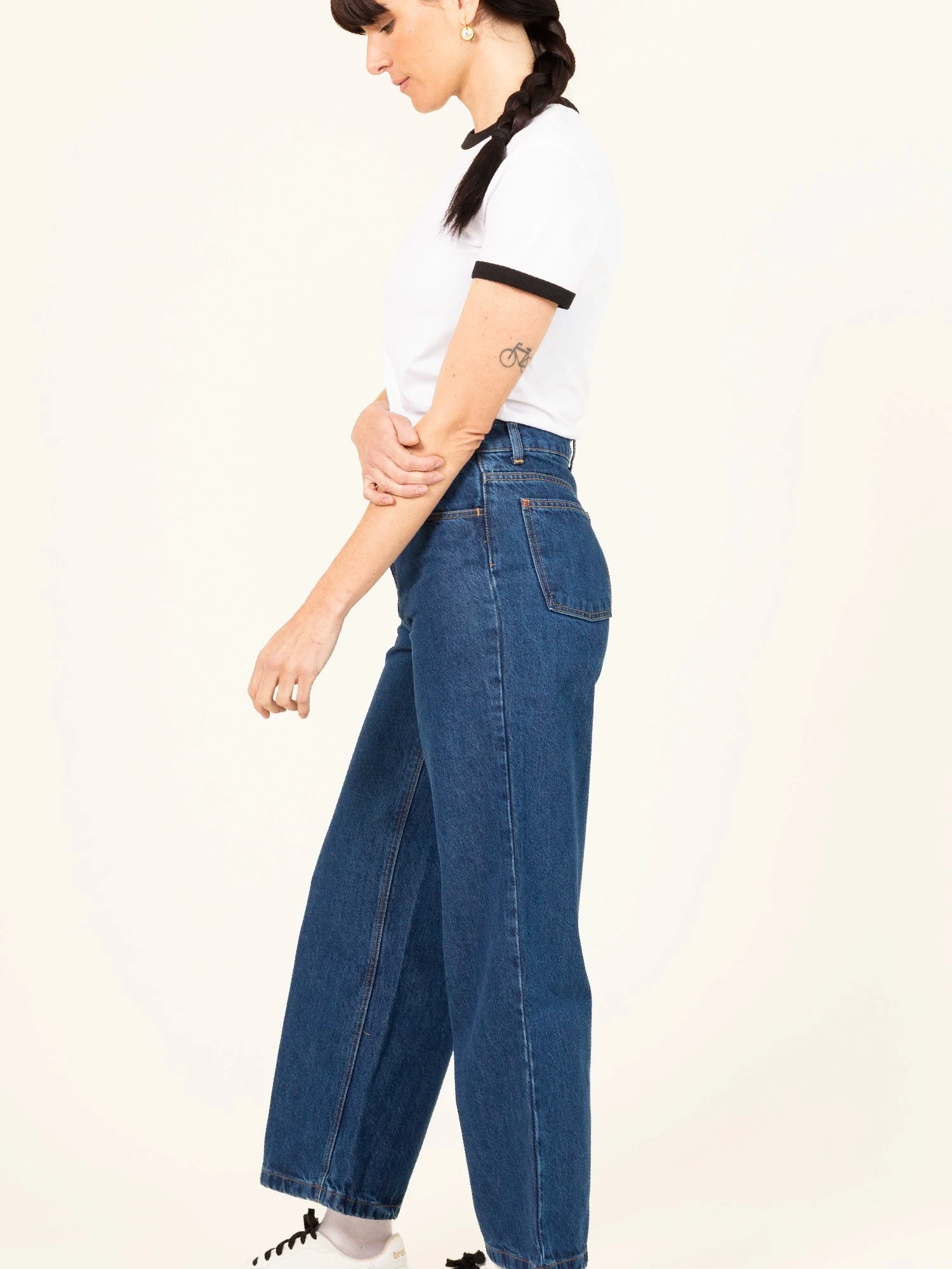 PANTALÓN VAQUERO DE MUJER CULOTTE SIMONE DRY BLUE TENCEL™ Lyocell Fibers 5 PANTALÓN VAQUERO DE MUJER CULOTTE SIMONE DRY BLUE TENCEL™ Lyocell Fibers - Imagen 3